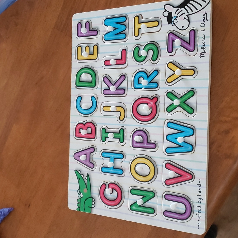 Melissa & Doug Wood Alphabet Puzzle